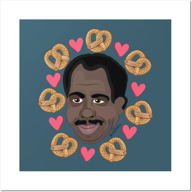 For The Love of Pretzels Wall Art by Frannotated